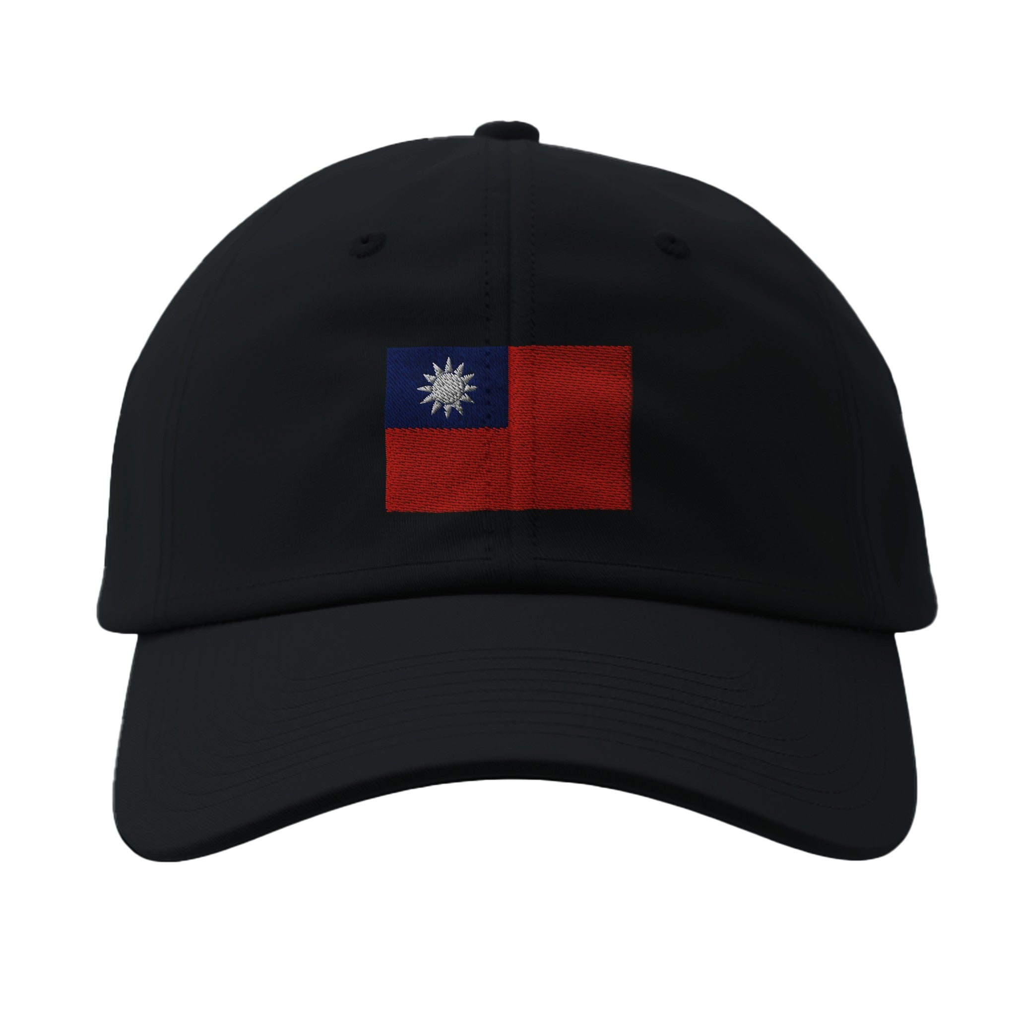 Casquette Drapeau de la République de Chine featuring a structured design and curved visor.