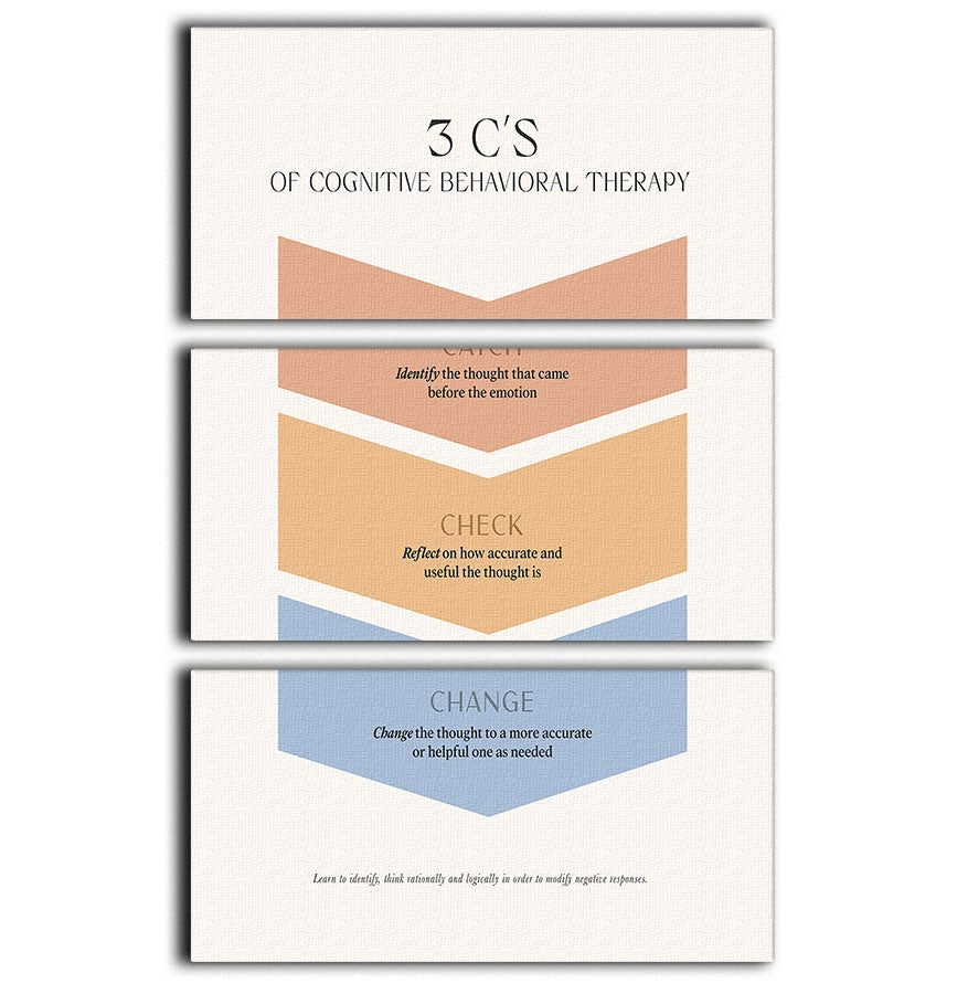 Catch Check Change 3 Split Panel Canvas Print featuring a captivating design that enhances any room's decor.