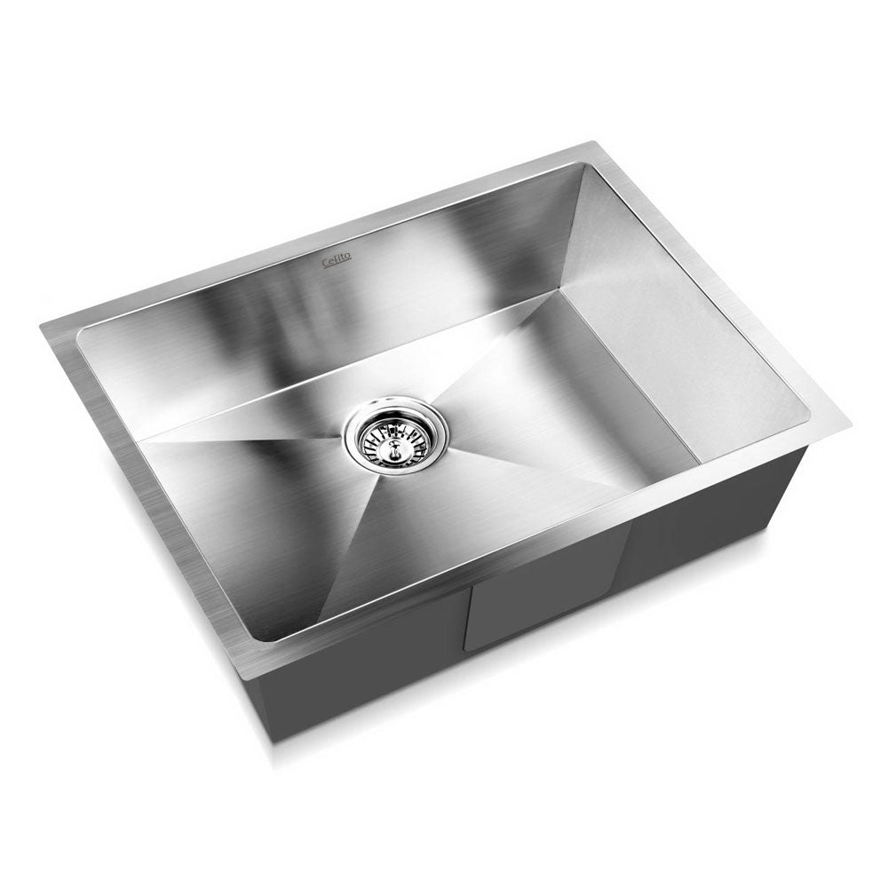 Cefito 60cm x 45cm Stainless Steel Kitchen Sink showcasing its sleek design and high-quality finish.