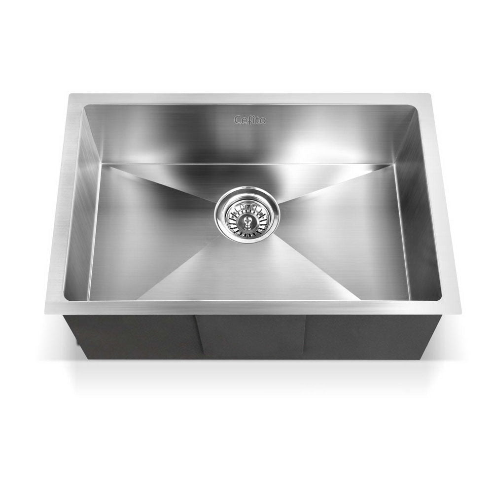 Cefito 60cm x 45cm Stainless Steel Kitchen Sink showcasing its sleek design and high-quality finish.