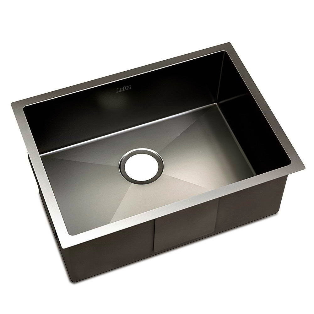 Cefito 60cm x 45cm Stainless Steel Kitchen Sink showcasing its sleek design and durable construction.