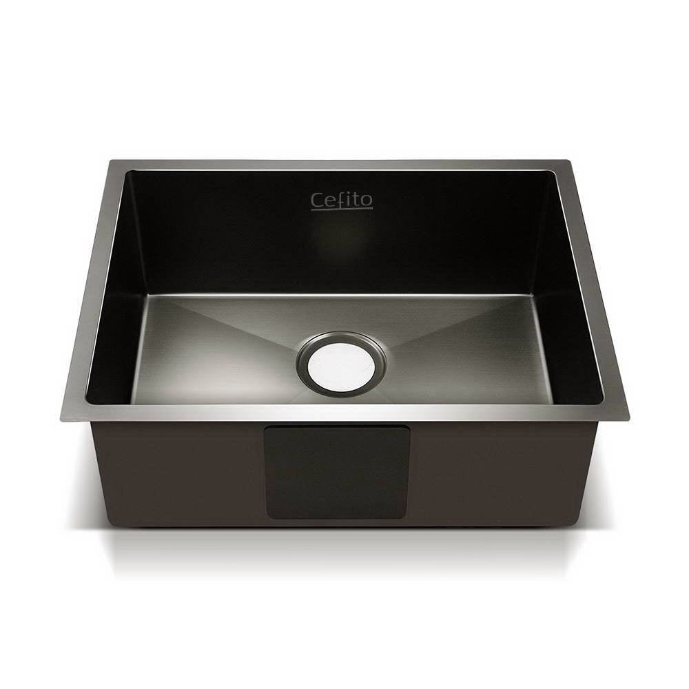 Cefito 60cm x 45cm Stainless Steel Kitchen Sink showcasing its sleek design and durable construction.