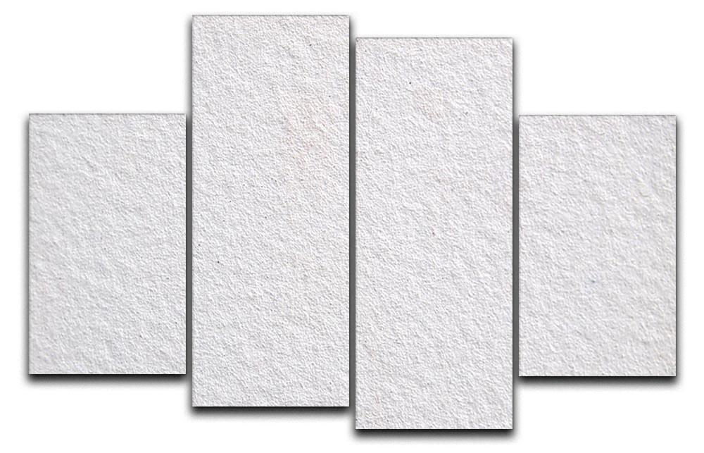 Cement texture artwork displayed as a 4-split panel canvas, showcasing a modern design with a textured finish.
