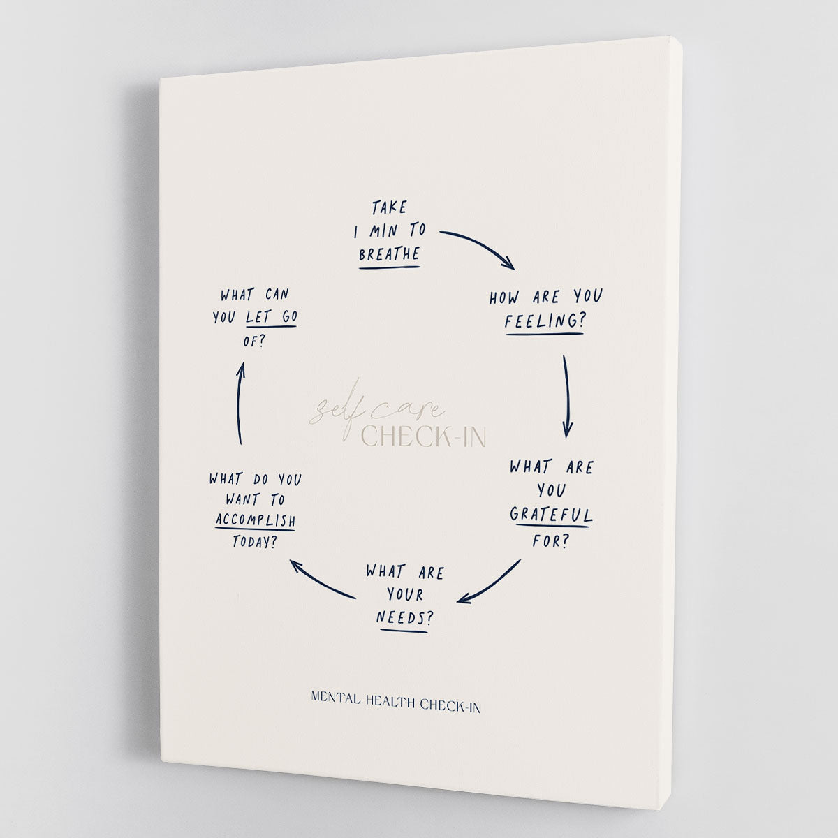 A vibrant Checkin Canvas Print showcasing modern art and nature designs, perfect for home or office decor.