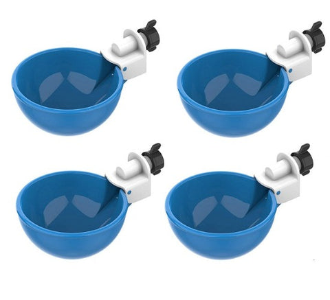 Cheeky Chooka DIY Poultry Drinker Cups set, featuring four automatic water drinker cups designed for chickens and other poultry.