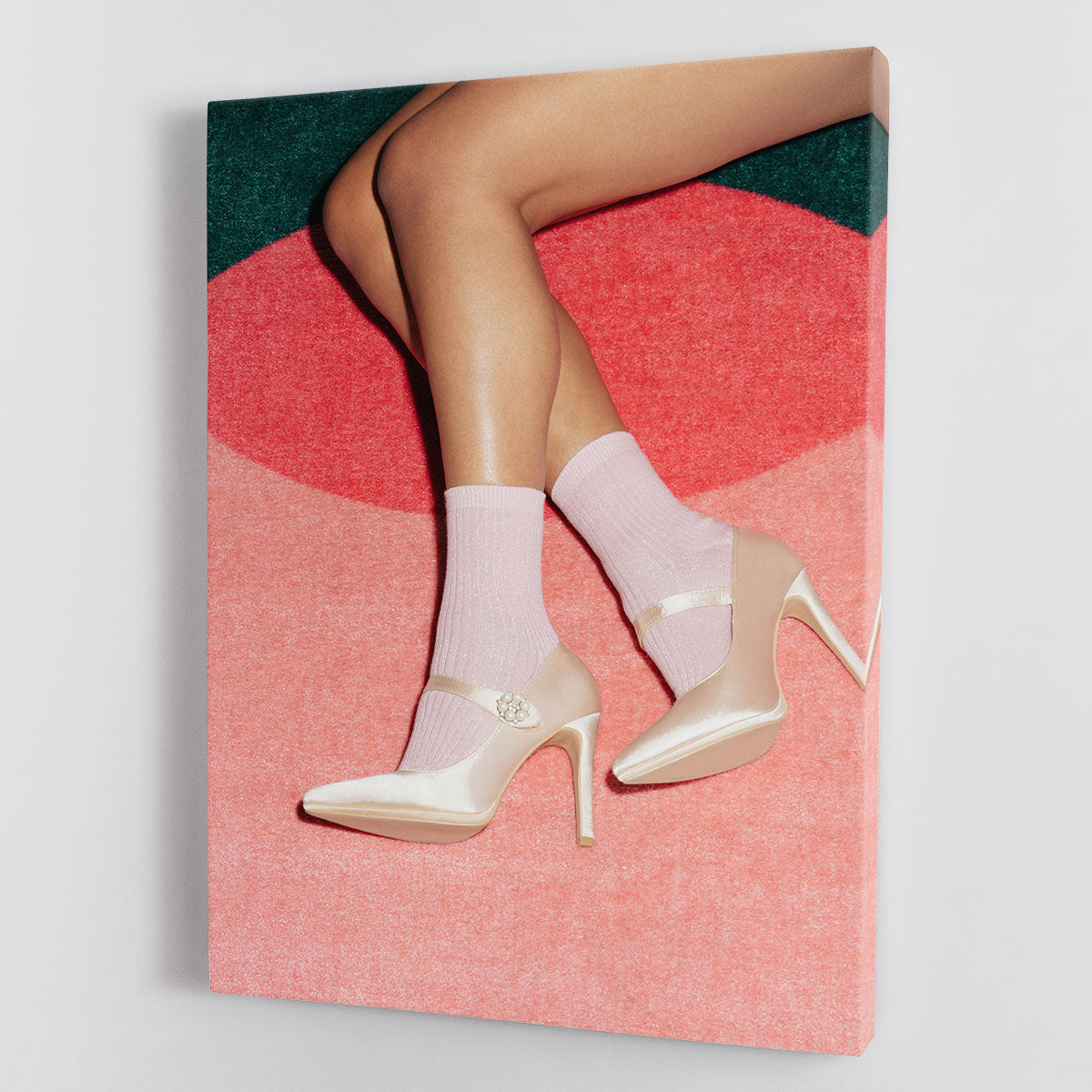 Chill with Me canvas print featuring modern art design, perfect for home decor.