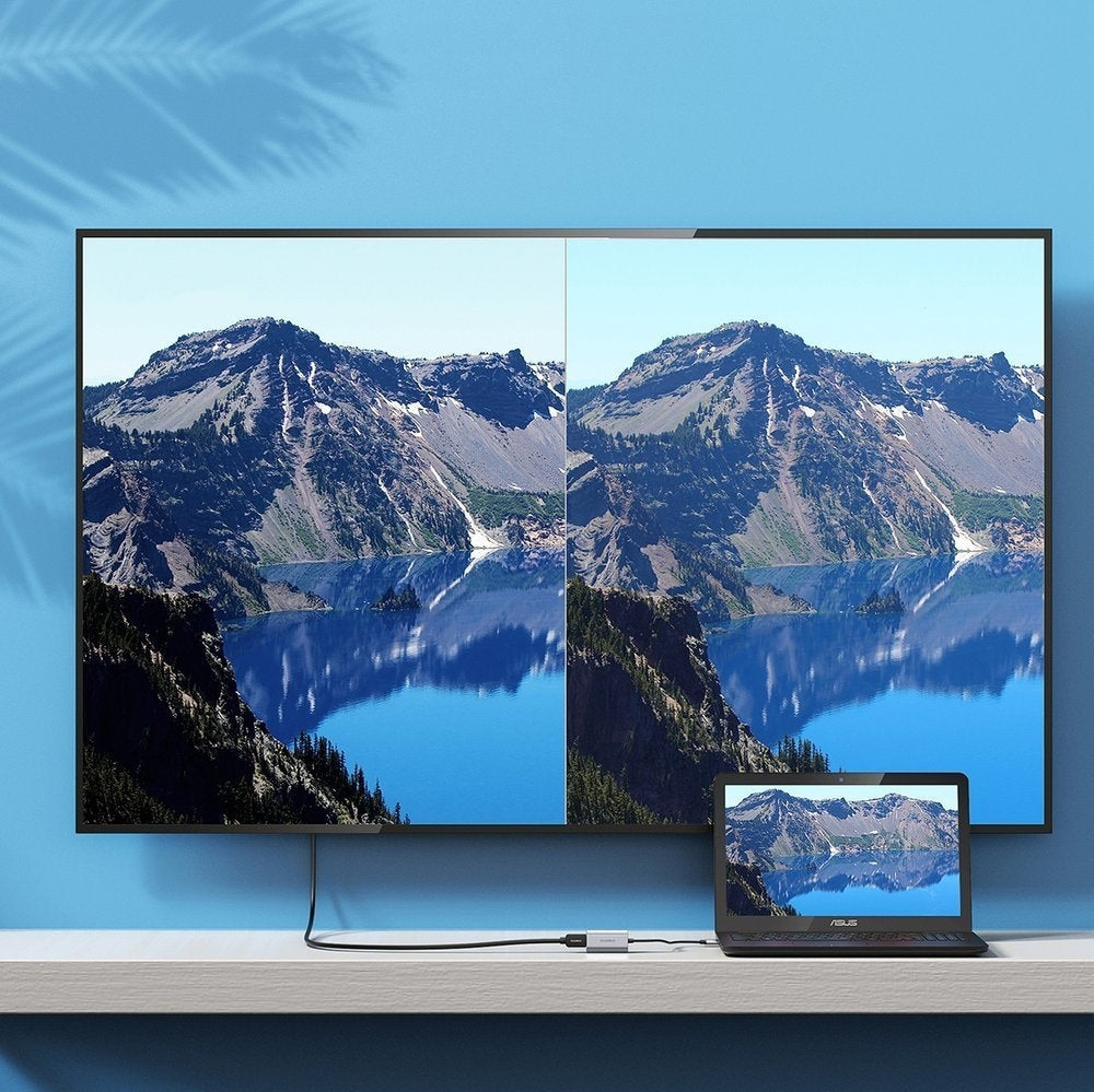 CHOETECH HUB-H16 USB-C to HDMI 8K Adapter showcasing its sleek design and ports.