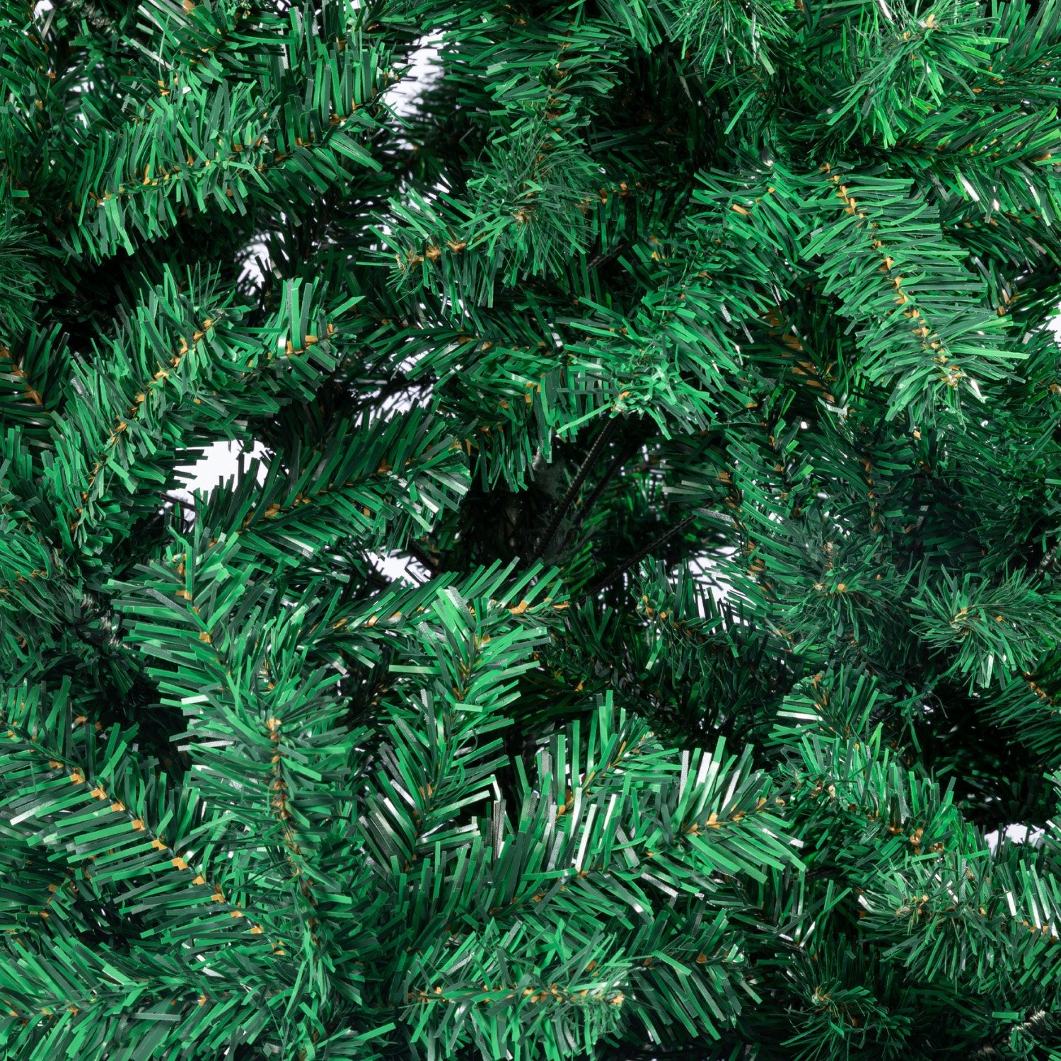 Christabelle Green Christmas Tree 1.5m with abundant foliage and sturdy metal base, perfect for holiday decorations.