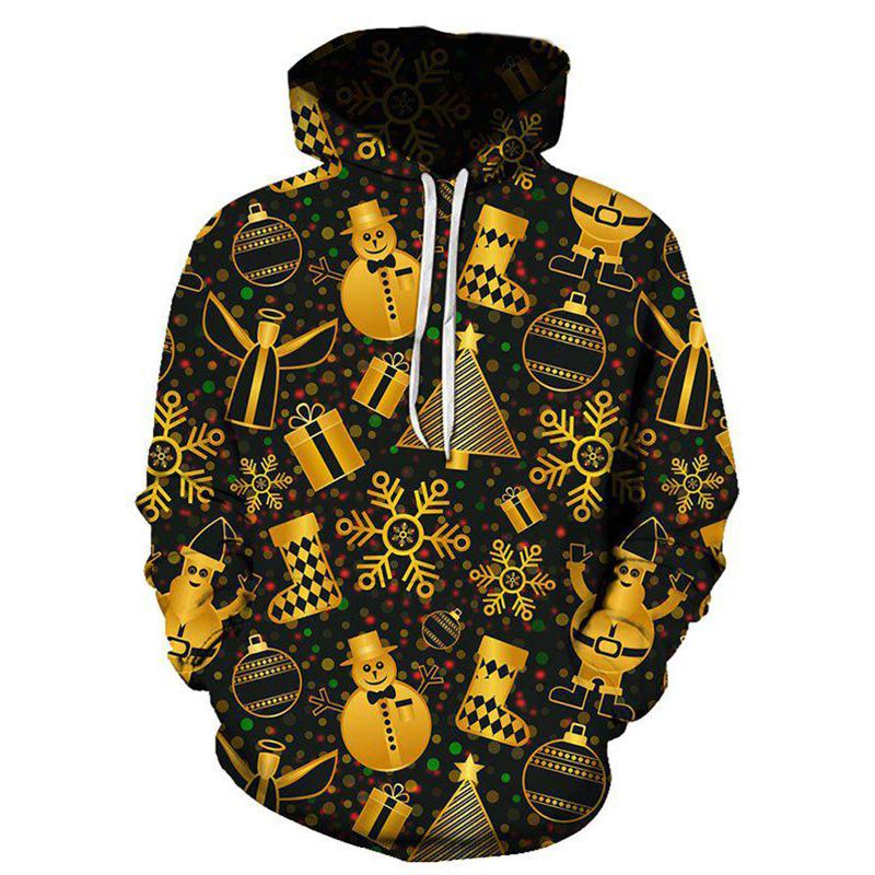 A stylish Christmas Fawn Hoodie featuring a unique fawn design, perfect for punk gothic fashion enthusiasts.