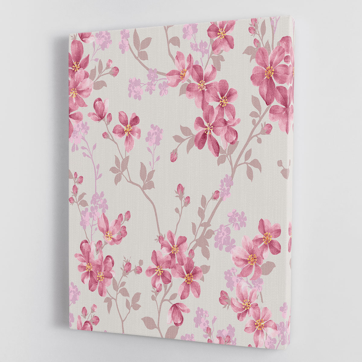 A beautiful classical style pattern seamless canvas print showcasing intricate designs, perfect for home or office decor.