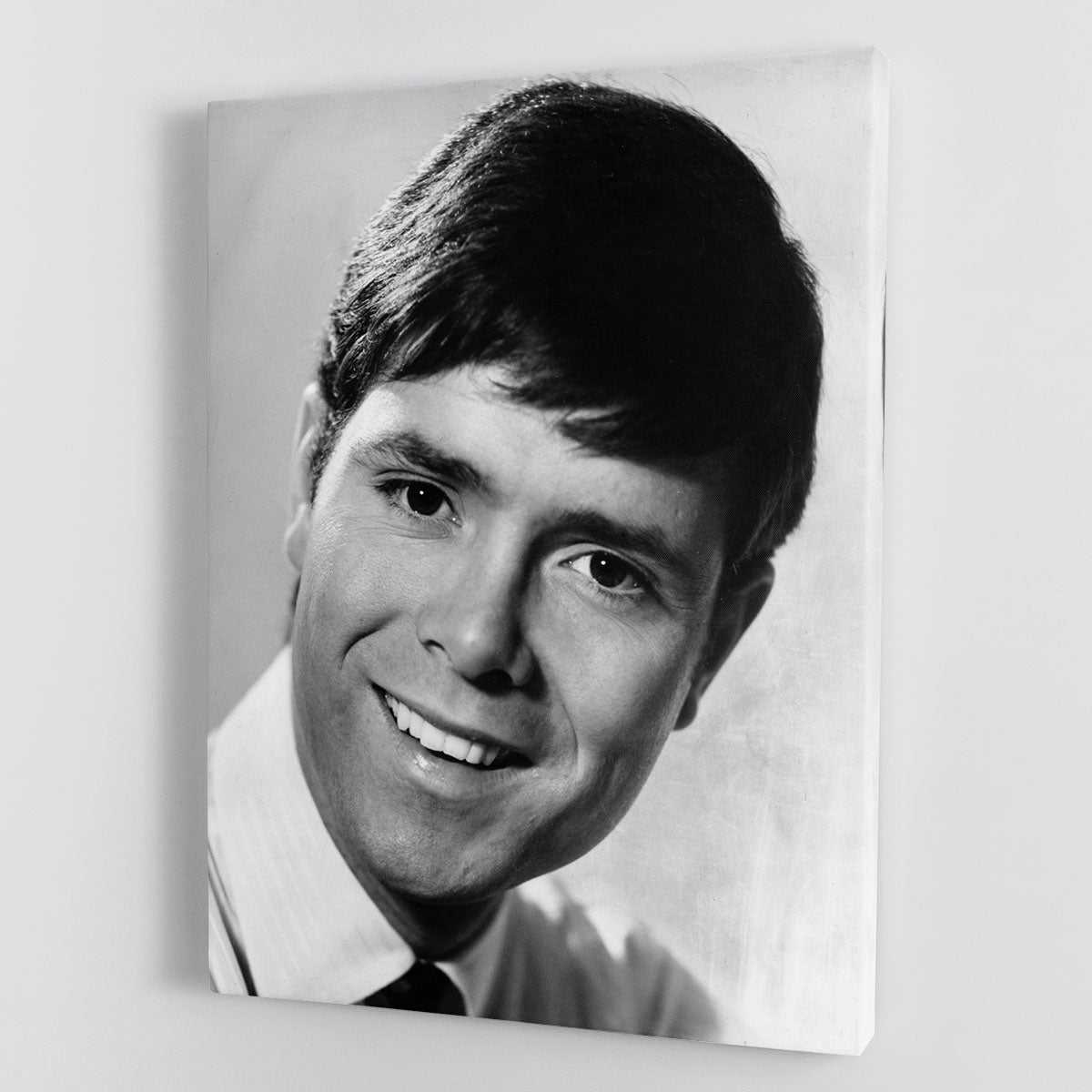 Canvas print or poster featuring Cliff Richard in 1967, showcasing his iconic style and charisma.