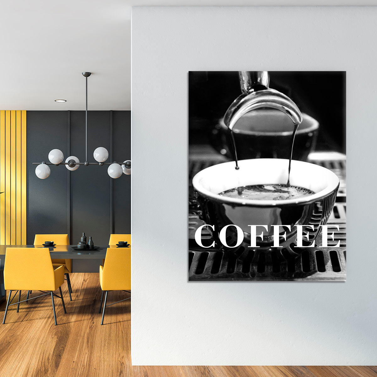 A beautiful Coffee Documentary Canvas Print showcasing rich coffee imagery, perfect for home or office decor.