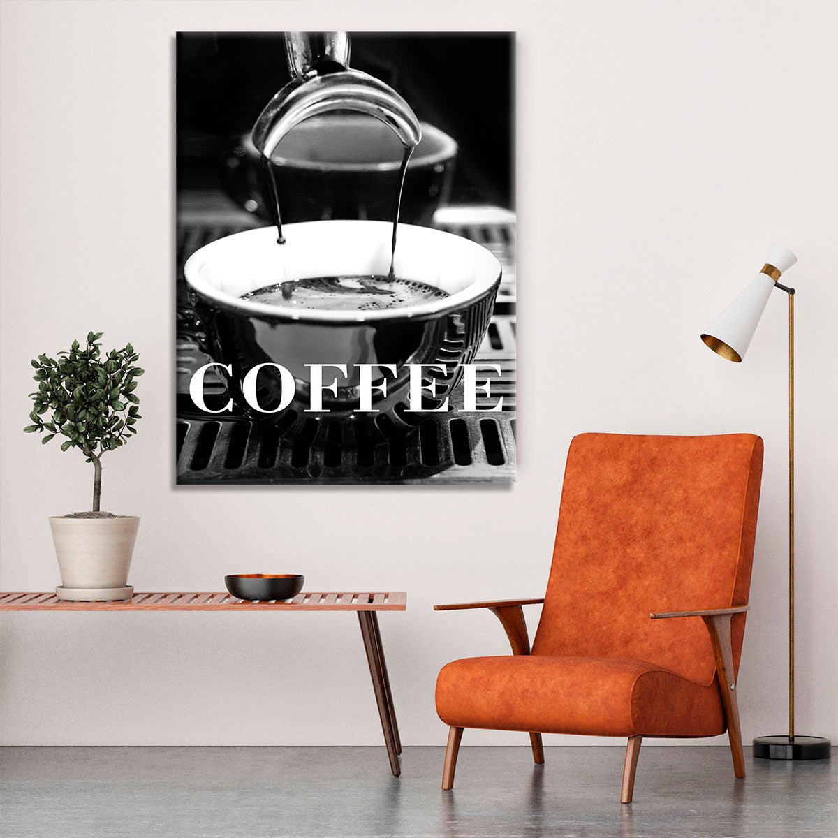 A beautiful Coffee Documentary Canvas Print showcasing rich coffee imagery, perfect for home or office decor.
