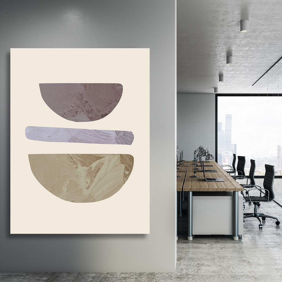 Collage 01 Canvas Print featuring modern art and abstract designs, perfect for home or office decor.