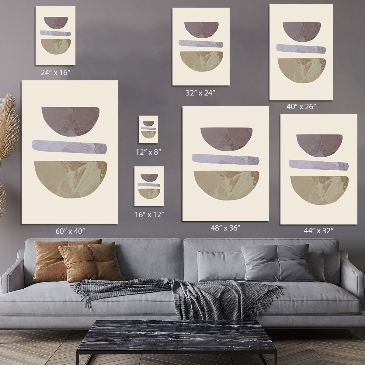 Collage 01 Canvas Print featuring modern art and abstract designs, perfect for home or office decor.