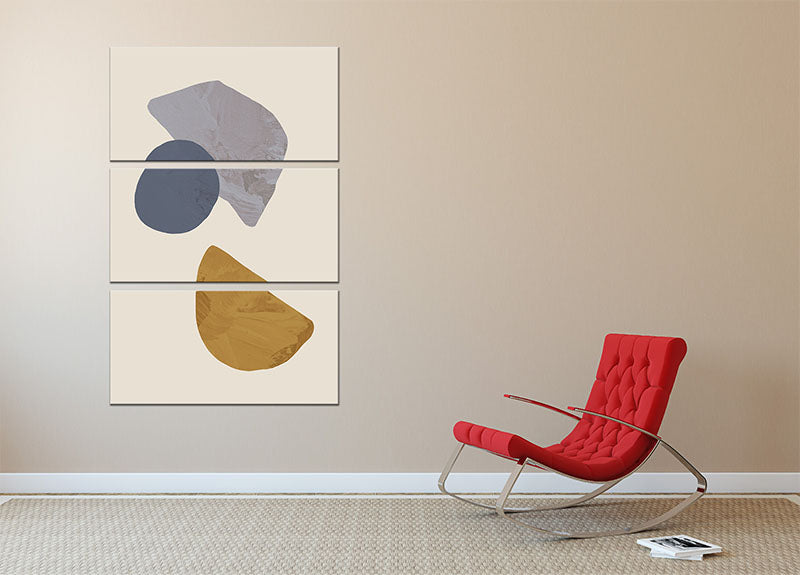 Collage 03 3 Split Panel Canvas Print featuring vibrant colors and modern design, perfect for enhancing any room's decor.