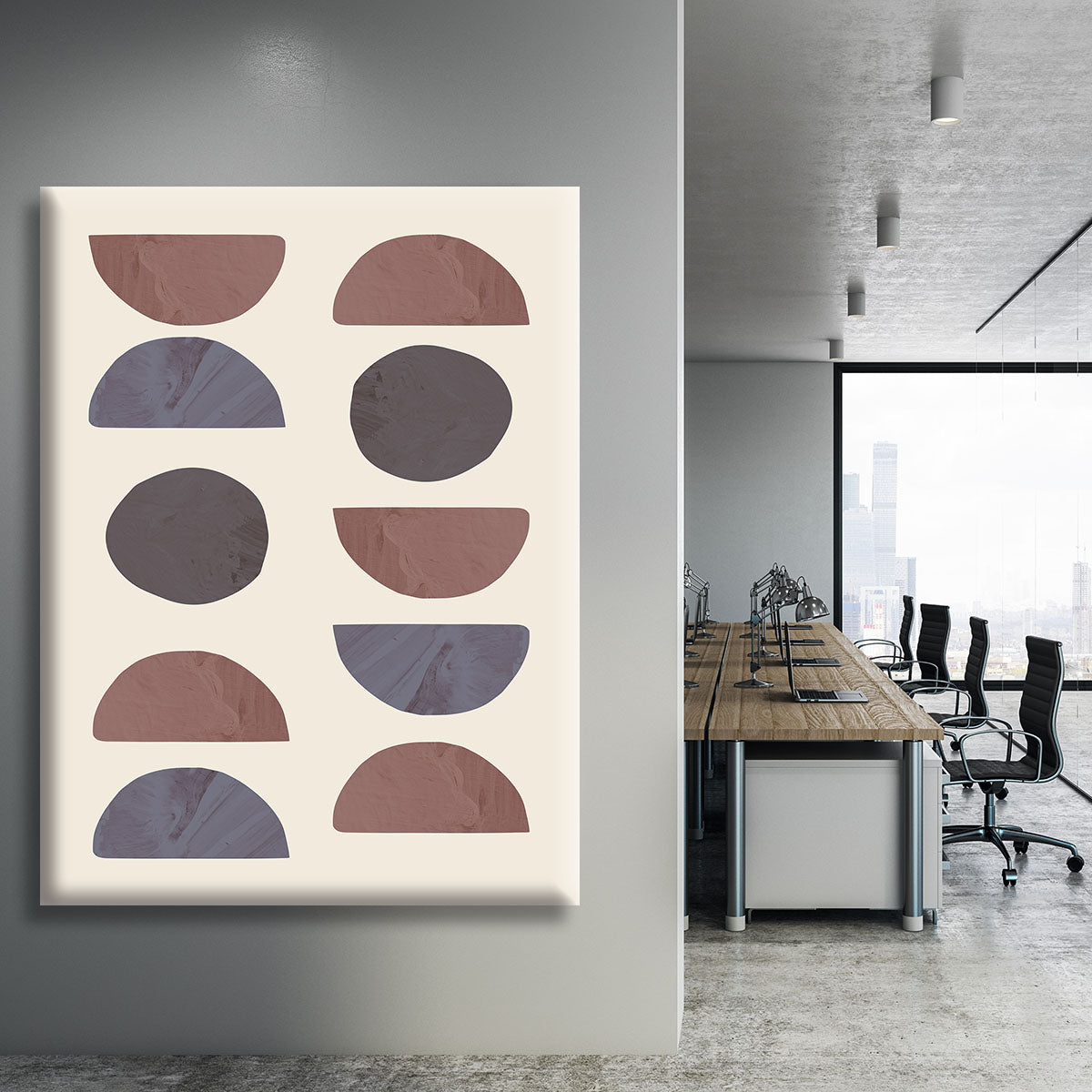 Collage 04 Canvas Print featuring modern art and abstract designs, perfect for home or office decor.