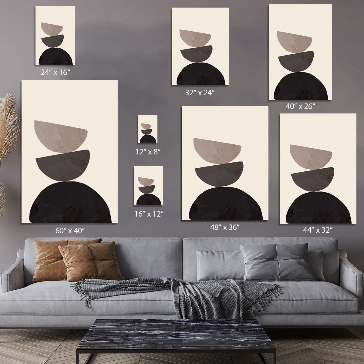 Collage 07 Canvas Print showcasing vibrant modern art and abstract designs, perfect for home or office decor.