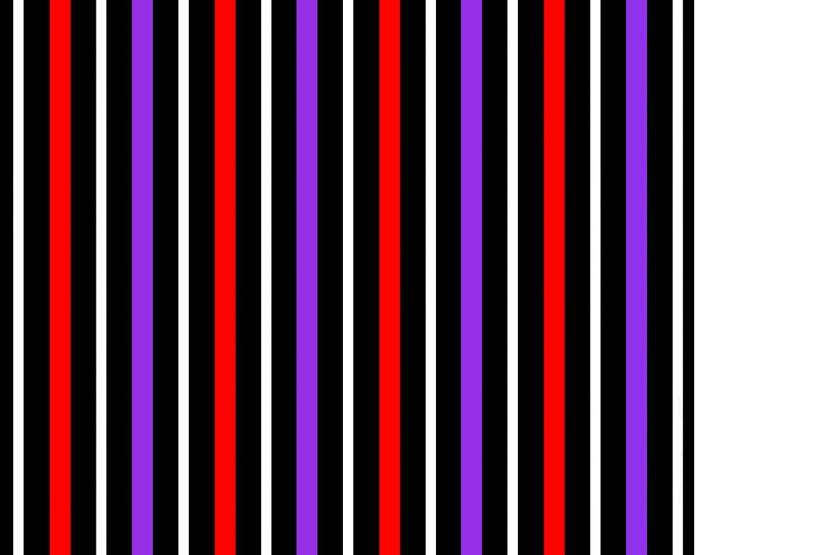 Colour Stripes FS2 4 Square Multi Panel Canvas featuring vibrant stripes in four individual square panels, perfect for modern decor.