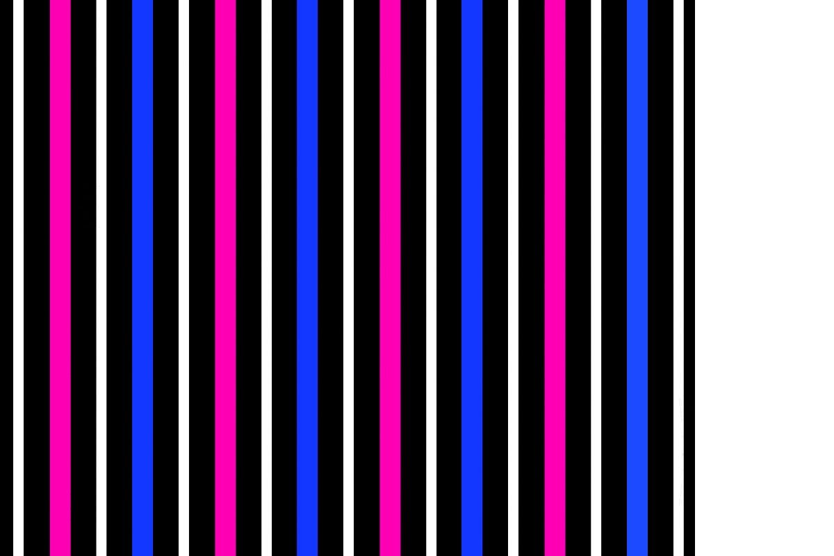 Colour Stripes FS3 4 Square Multi Panel Canvas featuring vibrant stripes in four equal sections, perfect for modern home decor.