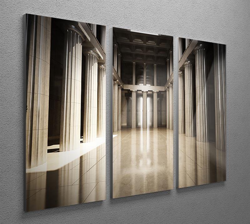 A stunning 3-panel canvas print featuring a captivating design, perfect for enhancing interior spaces.