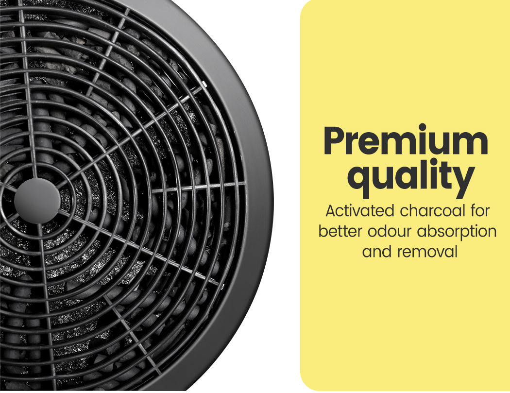 Comfee Range Hood Carbon Charcoal Filter, two pieces, designed for ductless range hoods, effective odour removal.