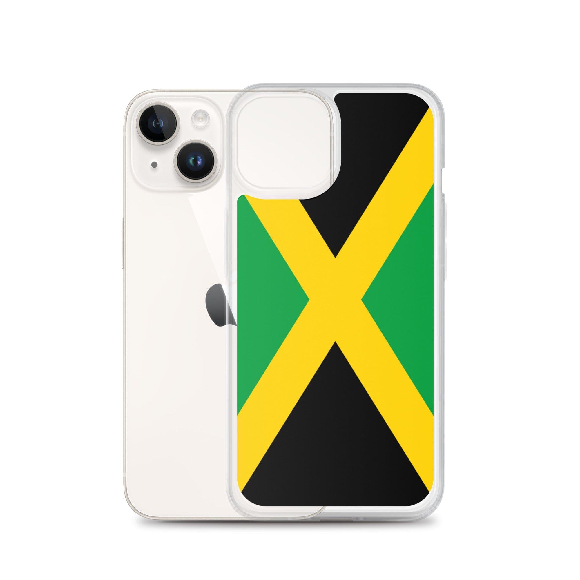 Coque pour iPhone avec le drapeau de la Jamaïque, offrant une protection élégante et durable.