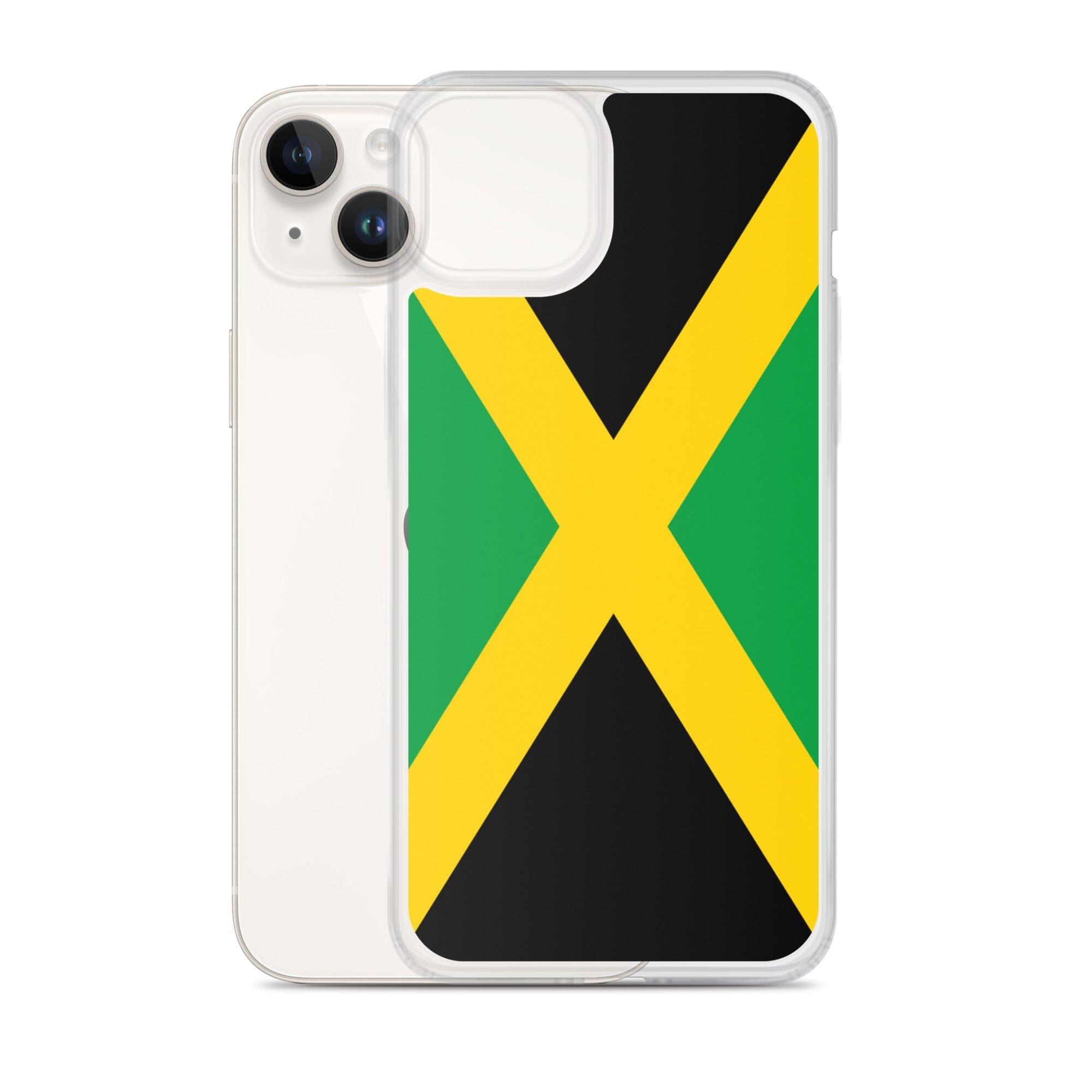 Coque pour iPhone avec le drapeau de la Jamaïque, offrant une protection élégante et durable.