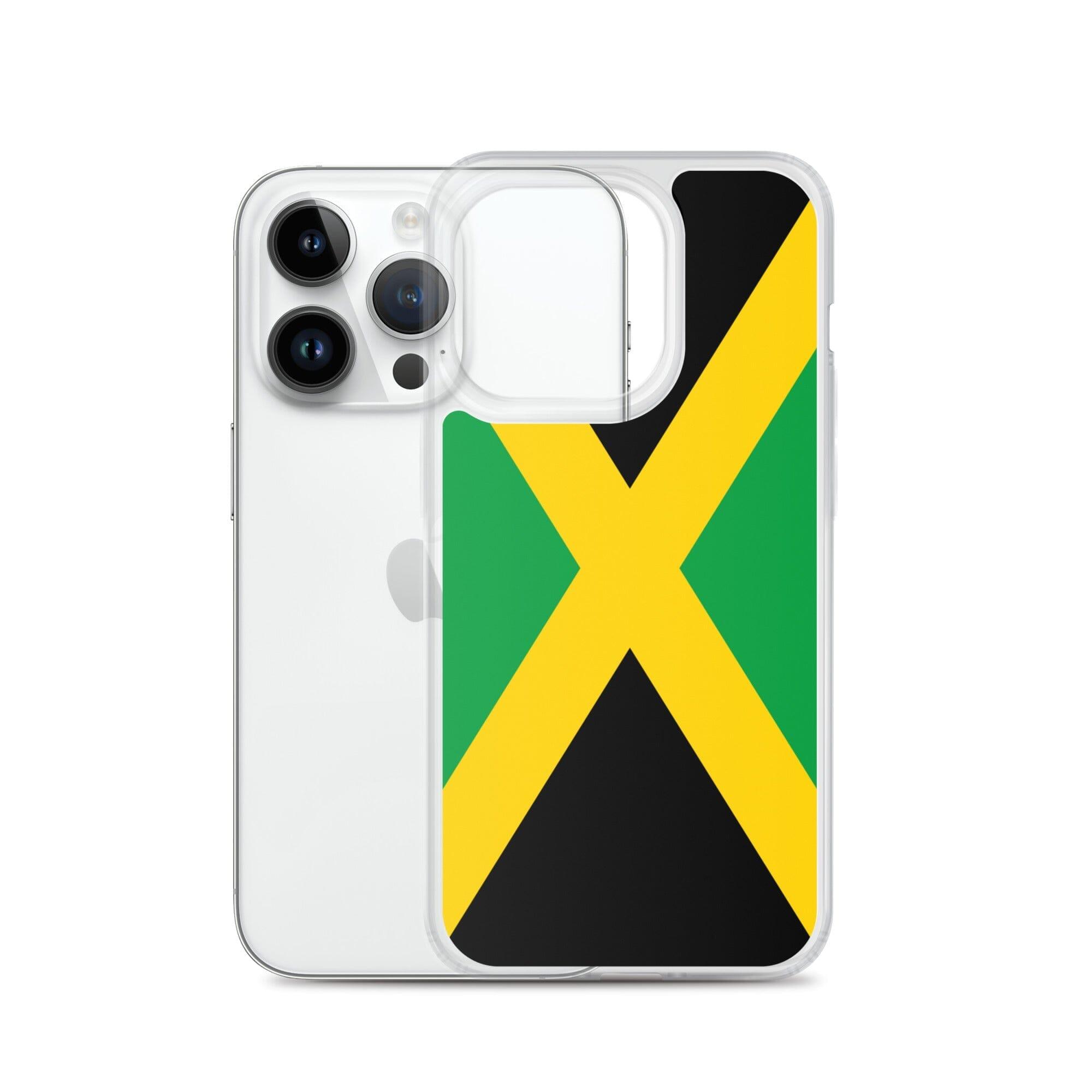 Coque pour iPhone avec le drapeau de la Jamaïque, offrant une protection élégante et durable.