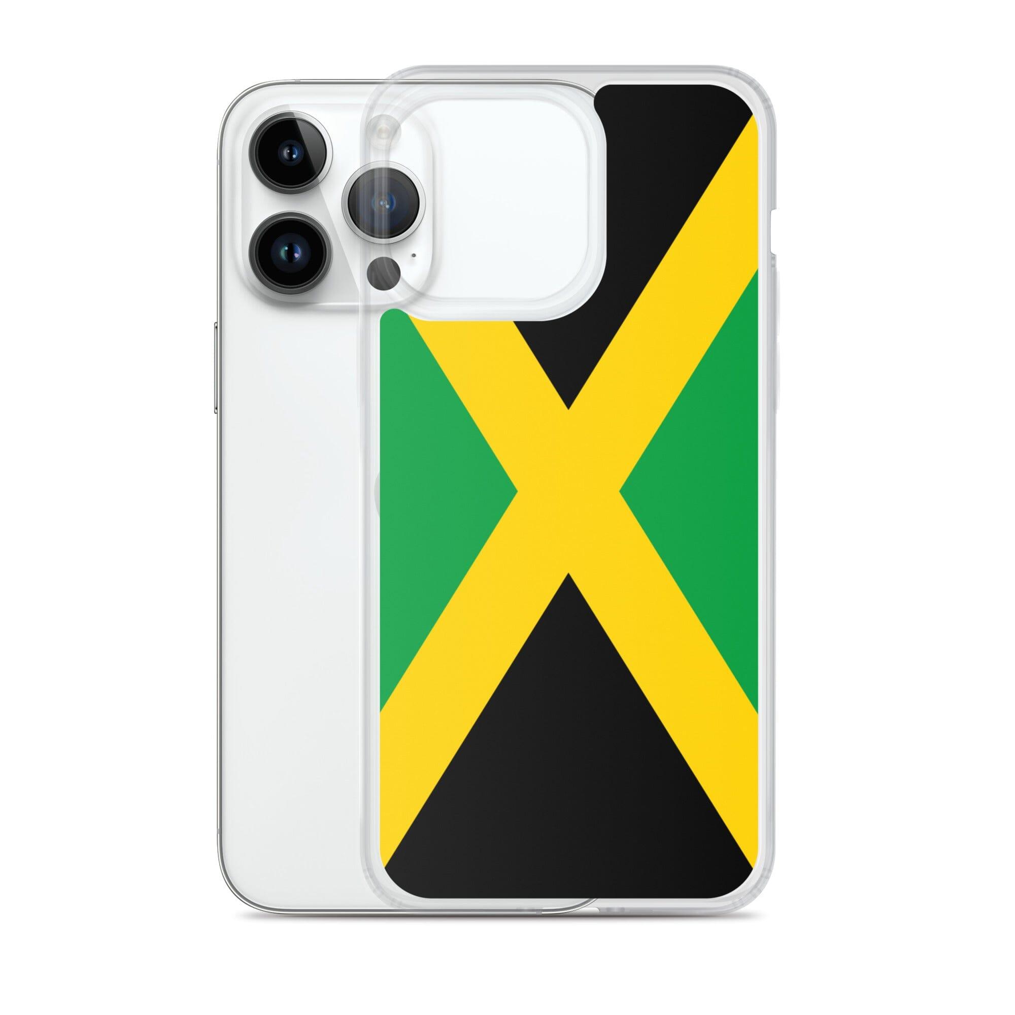 Coque pour iPhone avec le drapeau de la Jamaïque, offrant une protection élégante et durable.