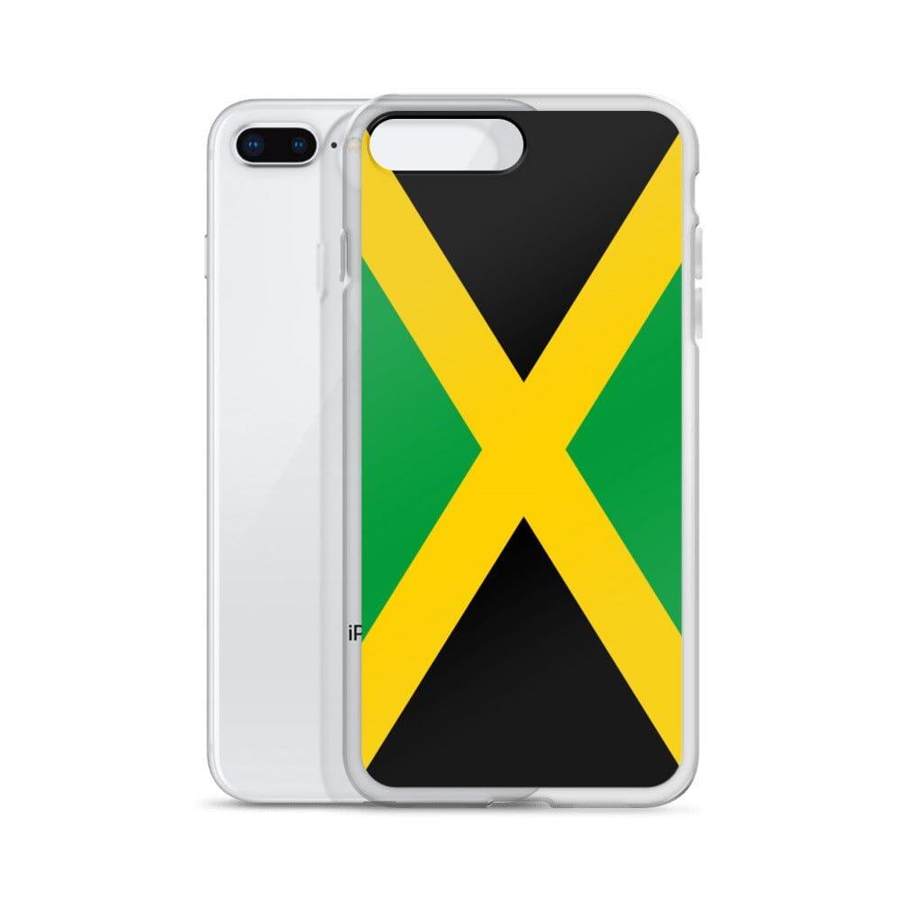 Coque pour iPhone avec le drapeau de la Jamaïque, offrant une protection élégante et durable.