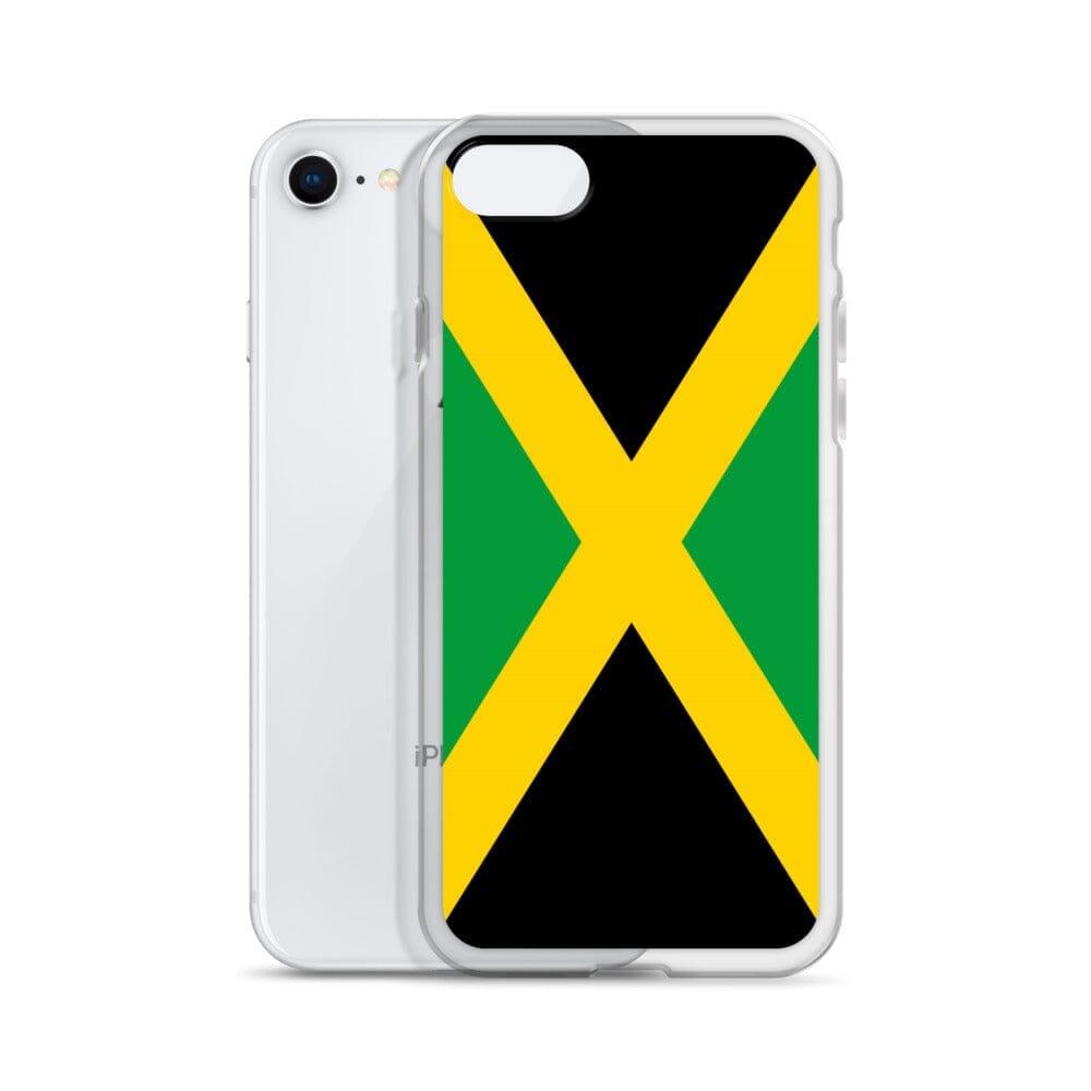 Coque pour iPhone avec le drapeau de la Jamaïque, offrant une protection élégante et durable.