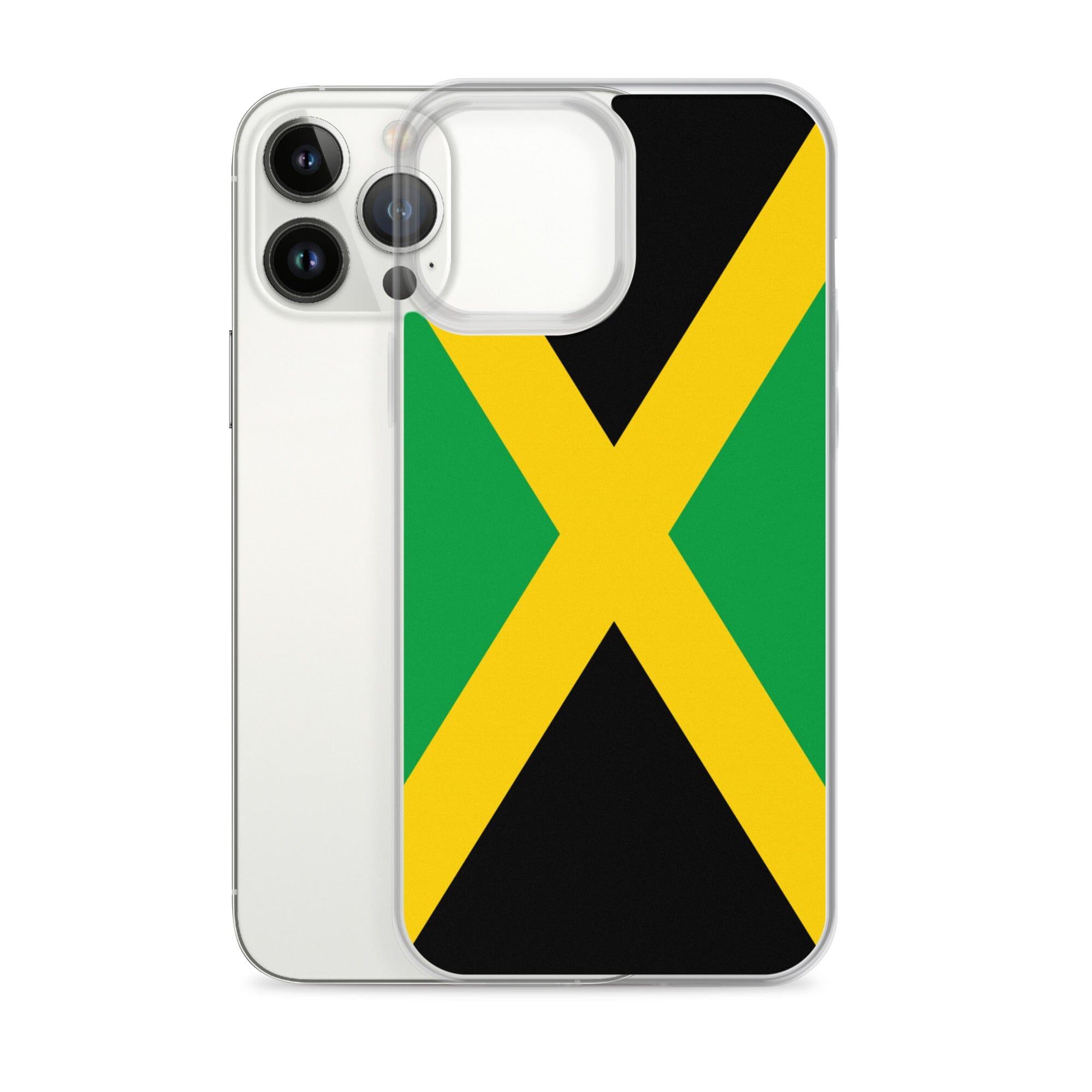 Coque pour iPhone avec le drapeau de la Jamaïque, offrant une protection élégante et durable.
