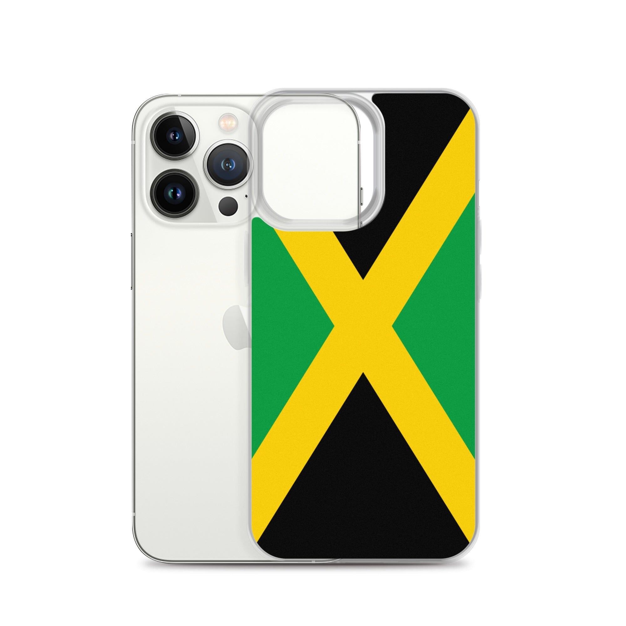 Coque pour iPhone avec le drapeau de la Jamaïque, offrant une protection élégante et durable.