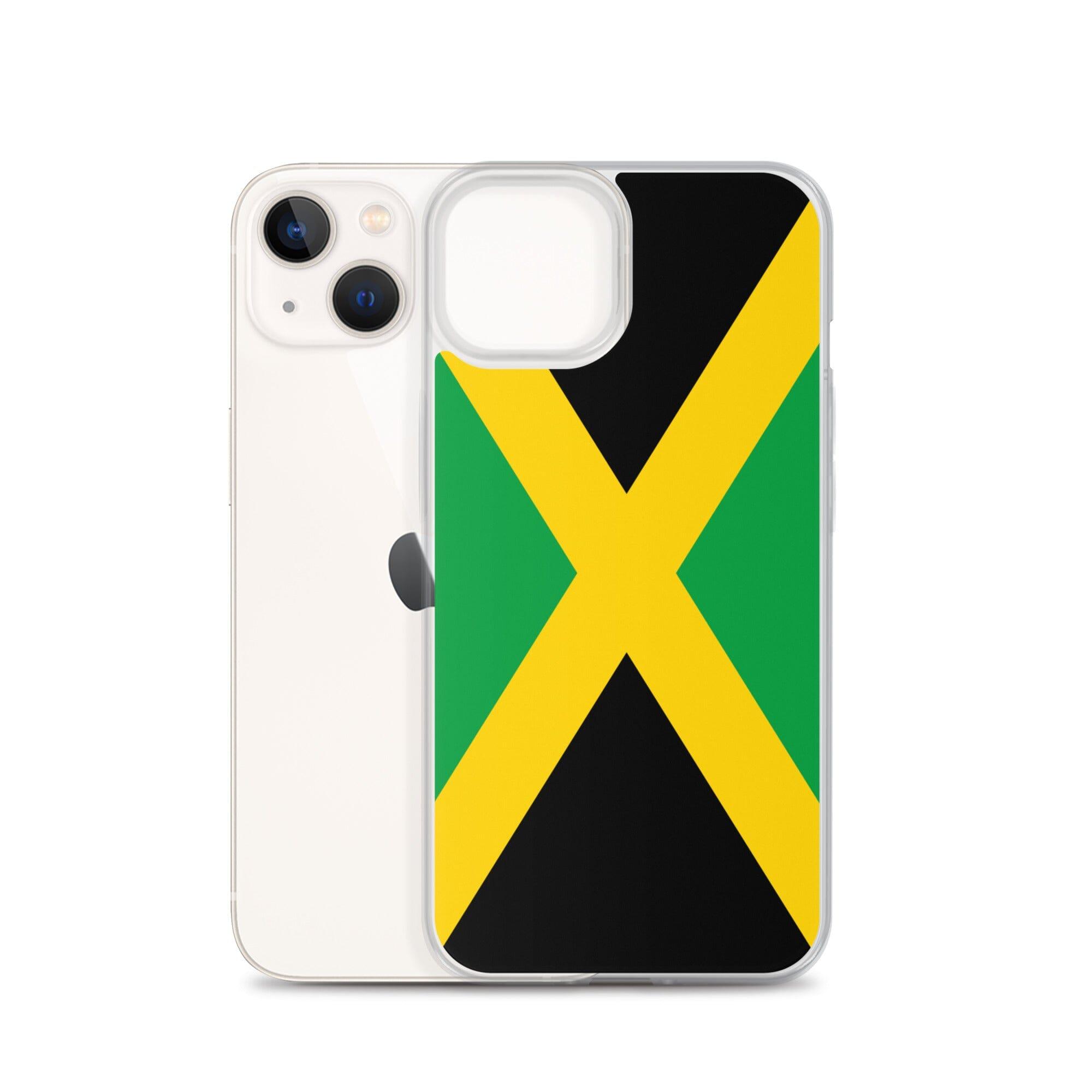 Coque pour iPhone avec le drapeau de la Jamaïque, offrant une protection élégante et durable.