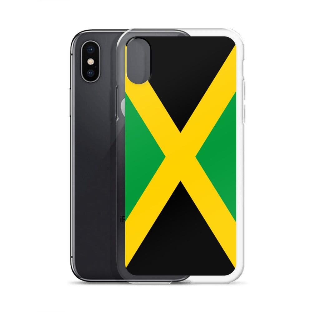 Coque pour iPhone avec le drapeau de la Jamaïque, offrant une protection élégante et durable.