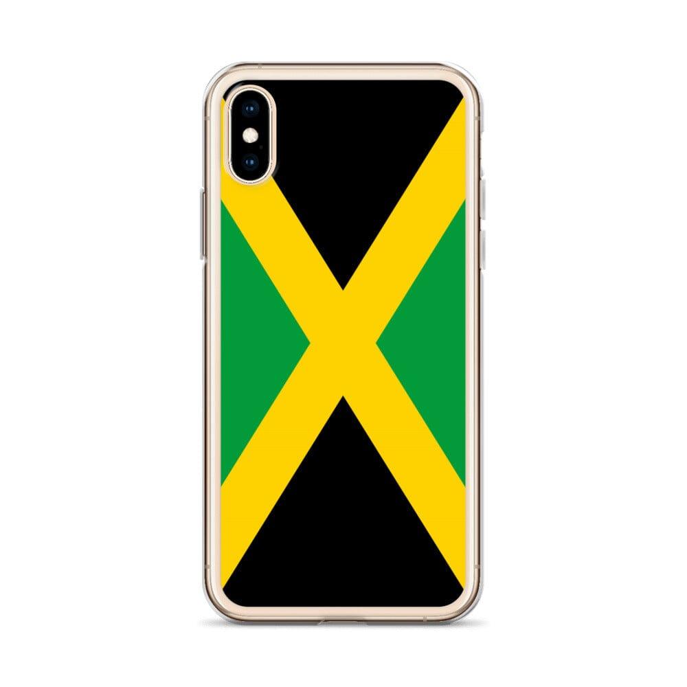 Coque pour iPhone avec le drapeau de la Jamaïque, offrant une protection élégante et durable.