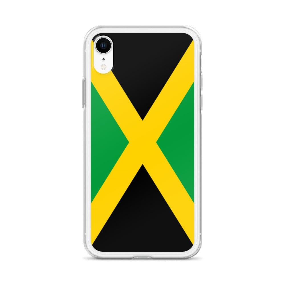 Coque pour iPhone avec le drapeau de la Jamaïque, offrant une protection élégante et durable.
