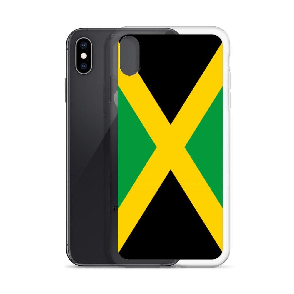 Coque pour iPhone avec le drapeau de la Jamaïque, offrant une protection élégante et durable.