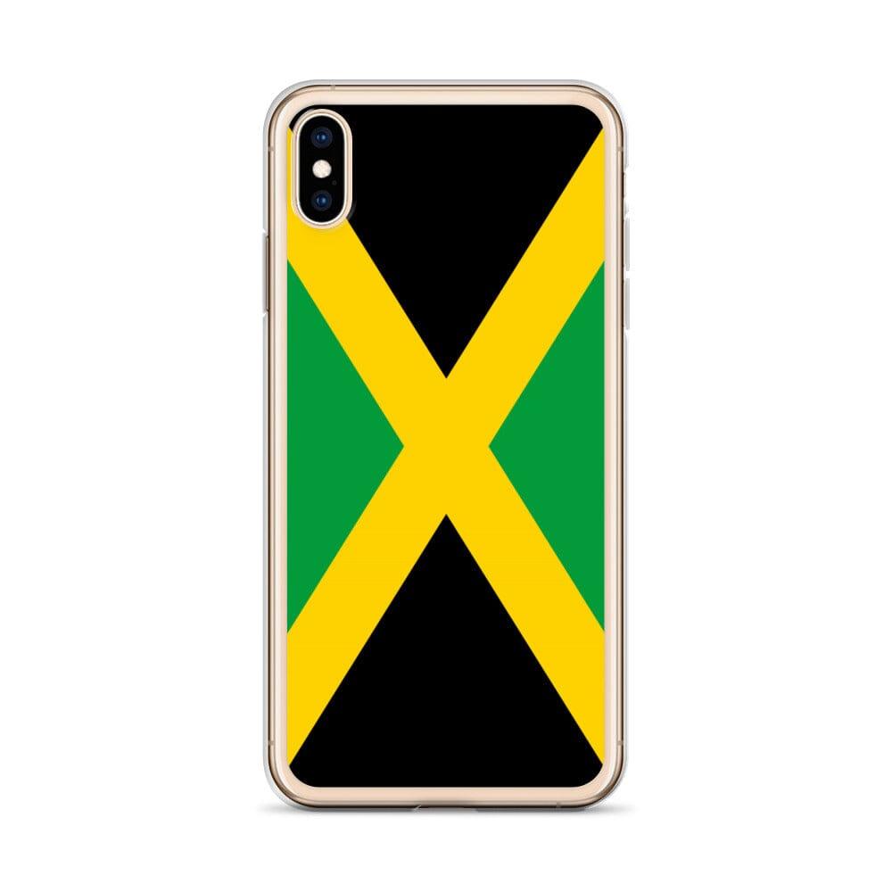 Coque pour iPhone avec le drapeau de la Jamaïque, offrant une protection élégante et durable.