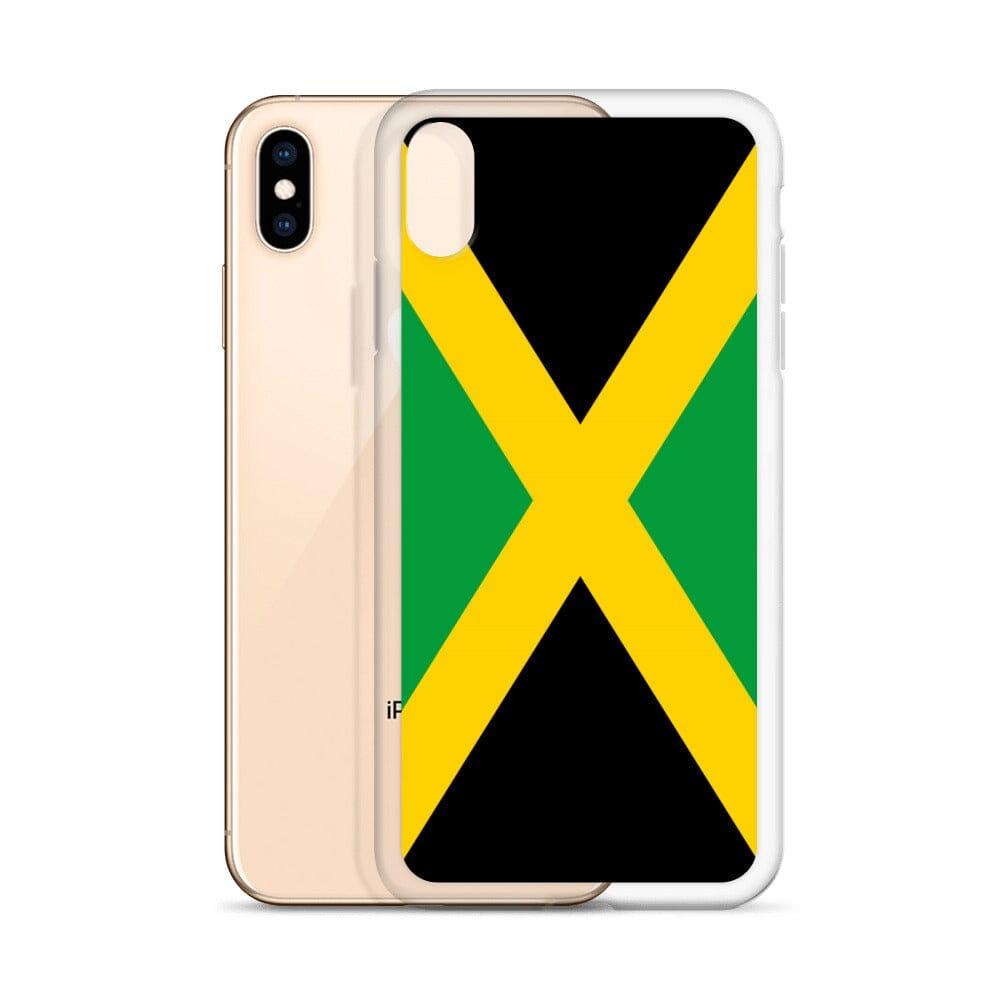 Coque pour iPhone avec le drapeau de la Jamaïque, offrant une protection élégante et durable.