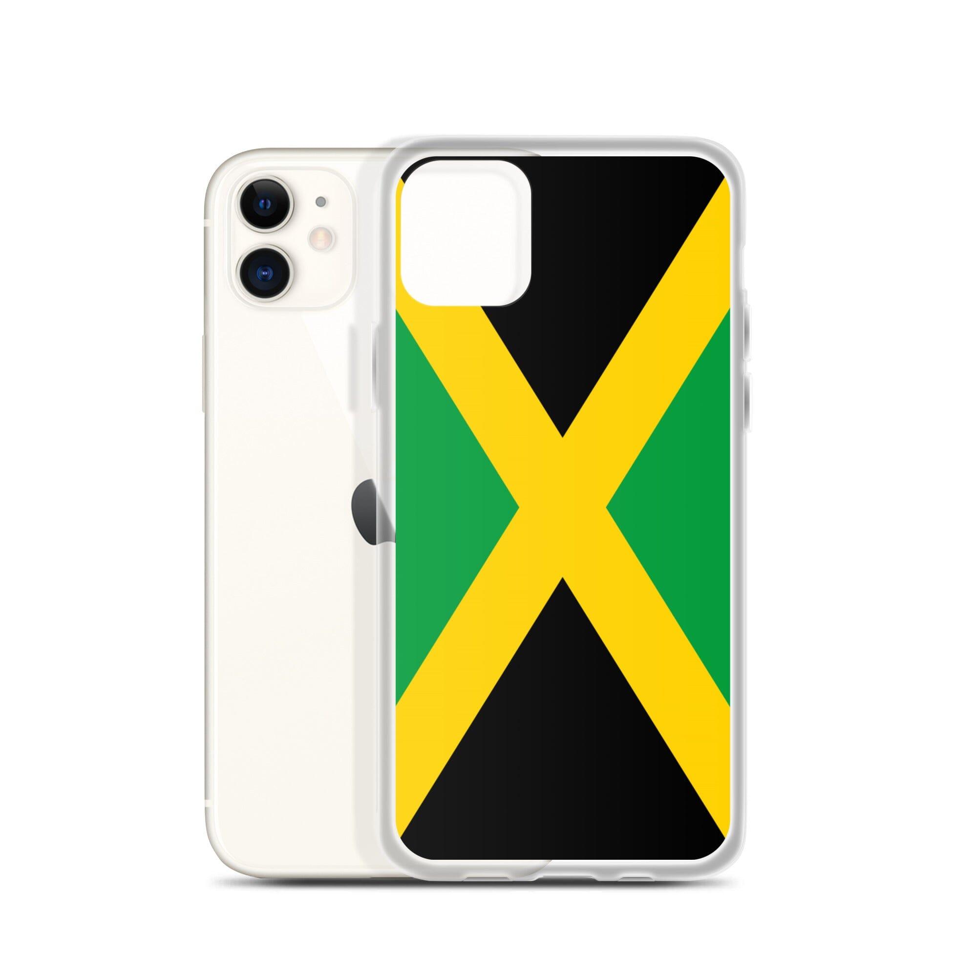 Coque pour iPhone avec le drapeau de la Jamaïque, offrant une protection élégante et durable.