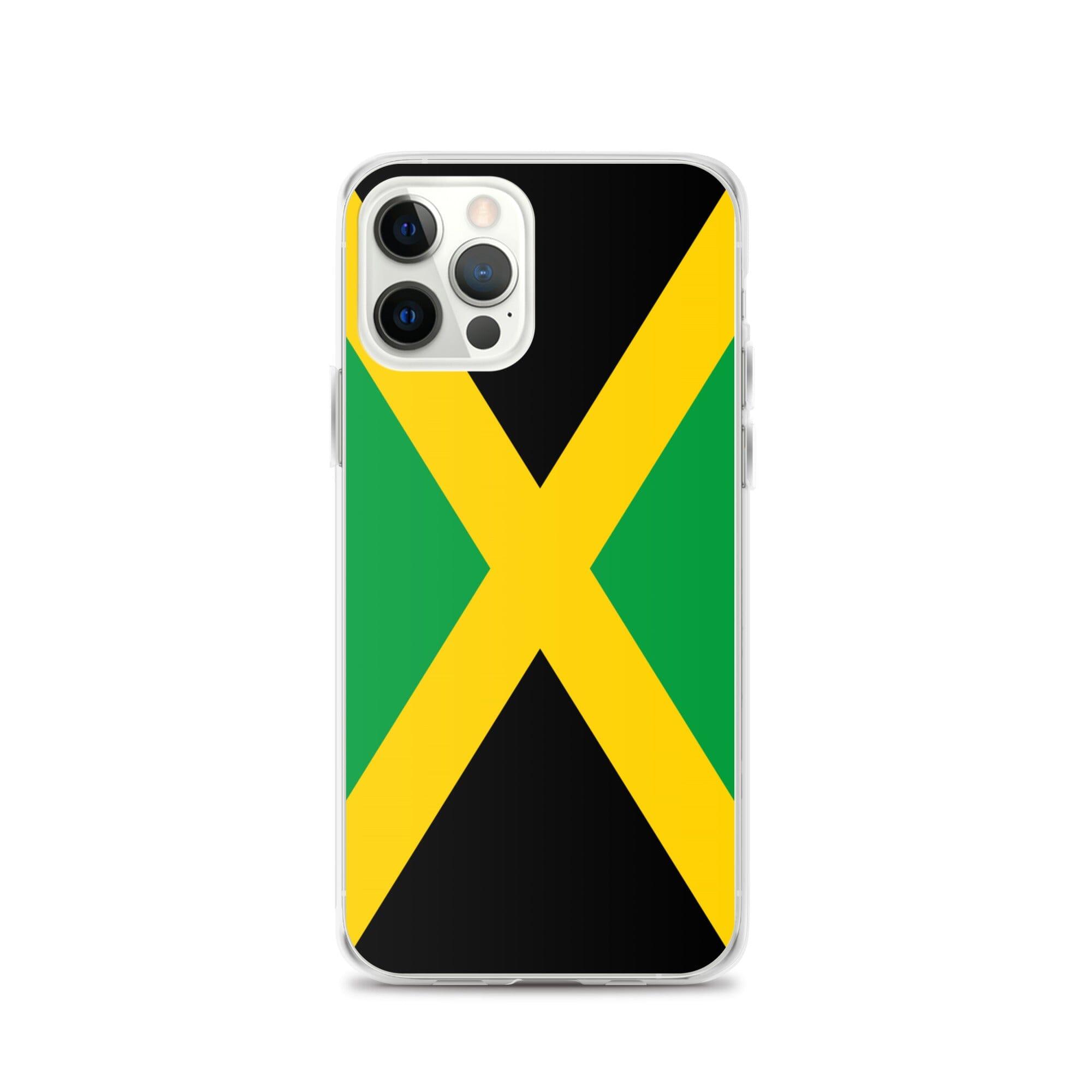 Coque pour iPhone avec le drapeau de la Jamaïque, offrant une protection élégante et durable.