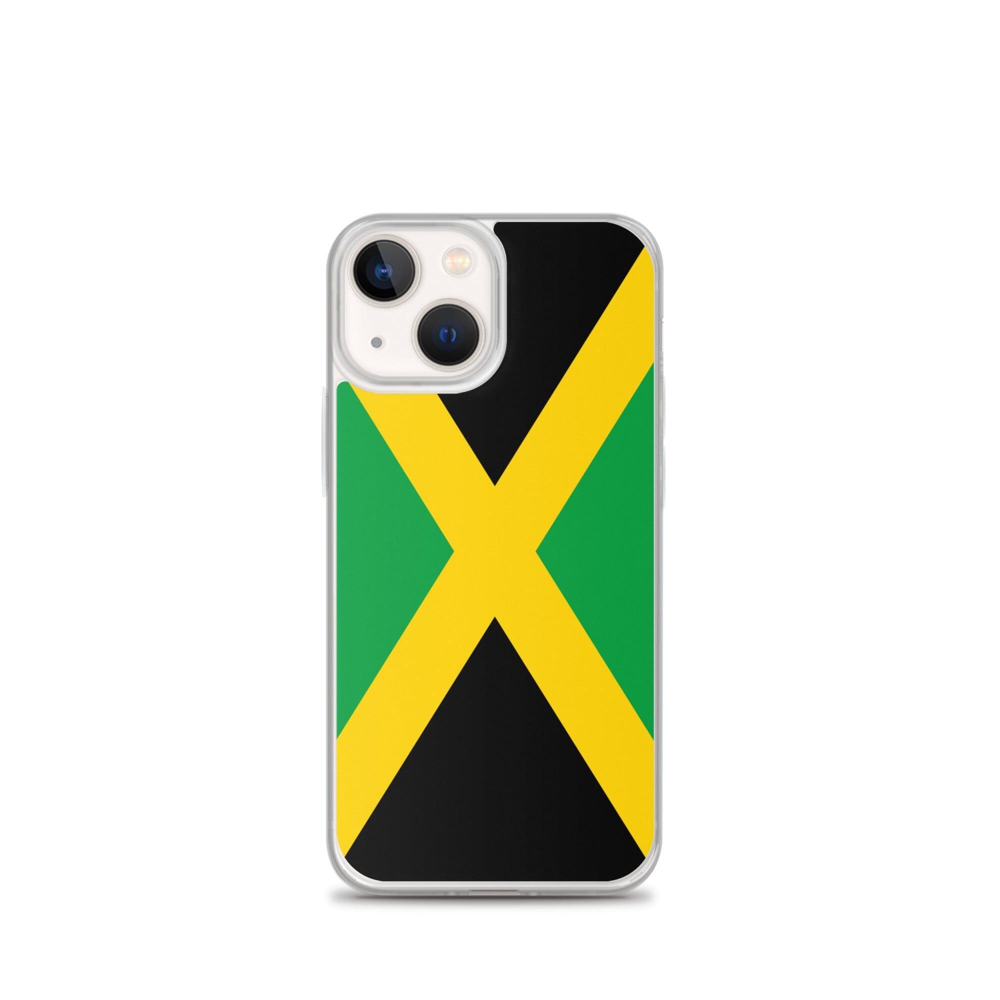 Coque pour iPhone avec le drapeau de la Jamaïque, offrant une protection élégante et durable.