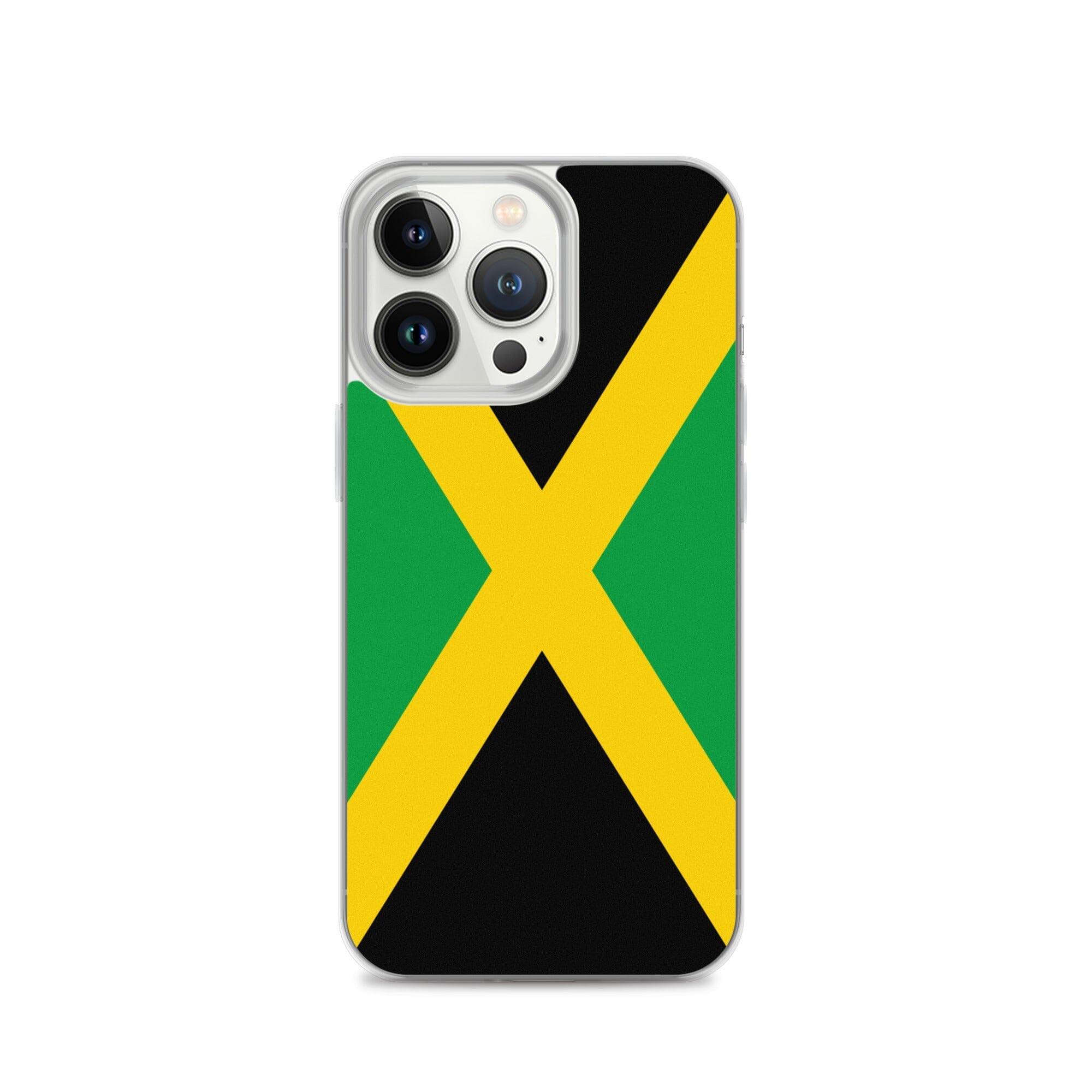 Coque pour iPhone avec le drapeau de la Jamaïque, offrant une protection élégante et durable.