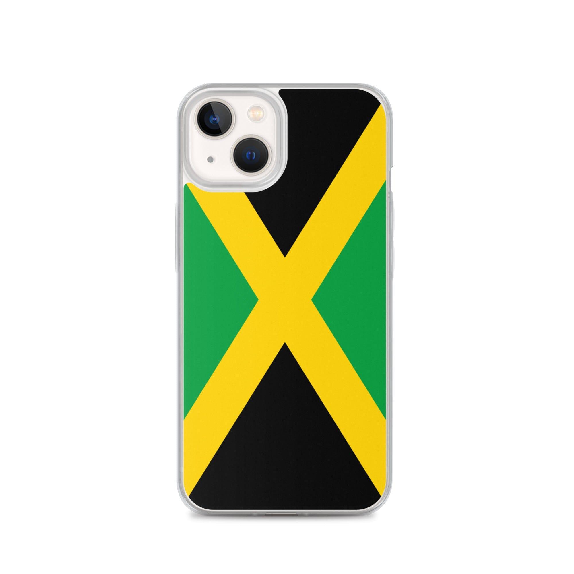 Coque pour iPhone avec le drapeau de la Jamaïque, offrant une protection élégante et durable.