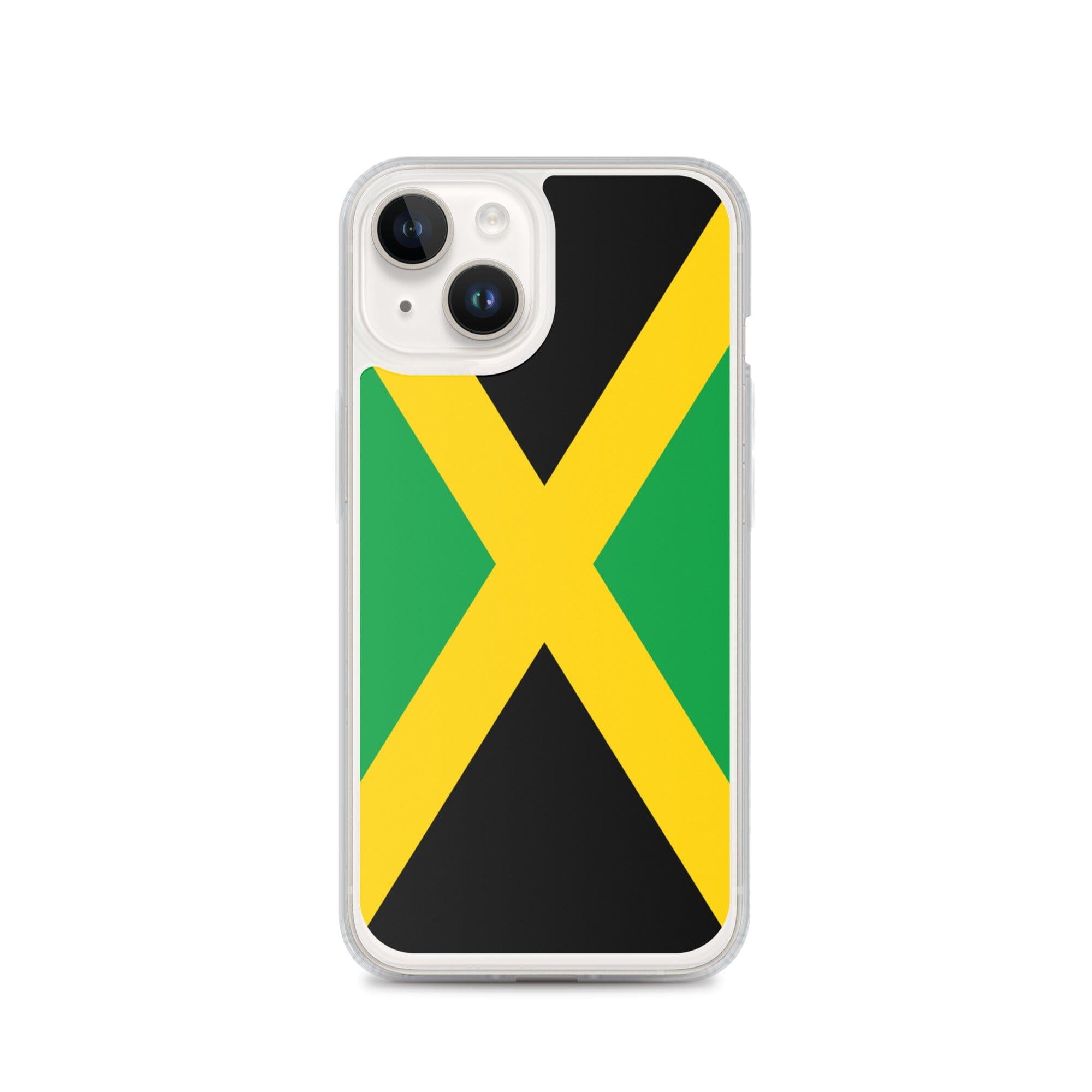 Coque pour iPhone avec le drapeau de la Jamaïque, offrant une protection élégante et durable.