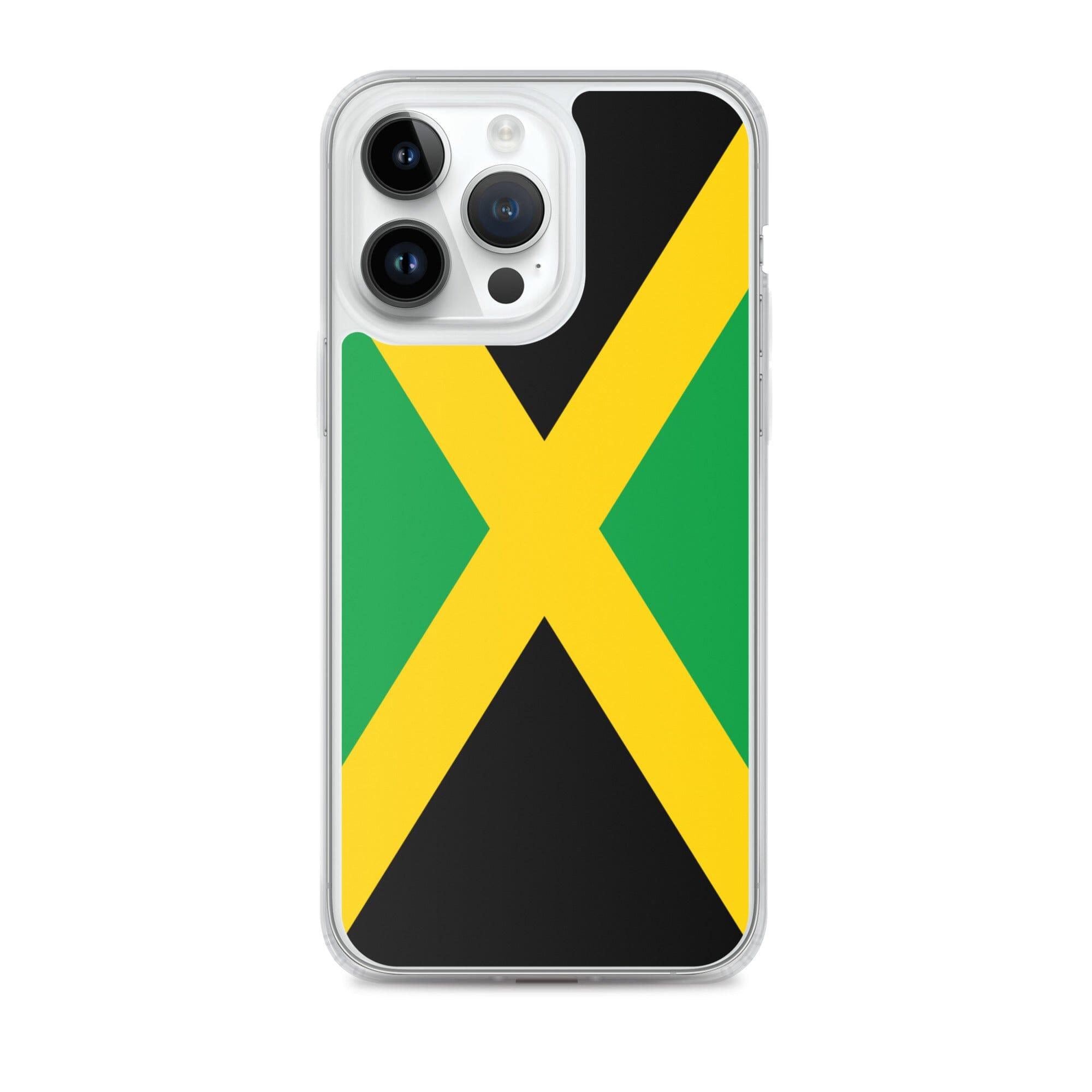 Coque pour iPhone avec le drapeau de la Jamaïque, offrant une protection élégante et durable.
