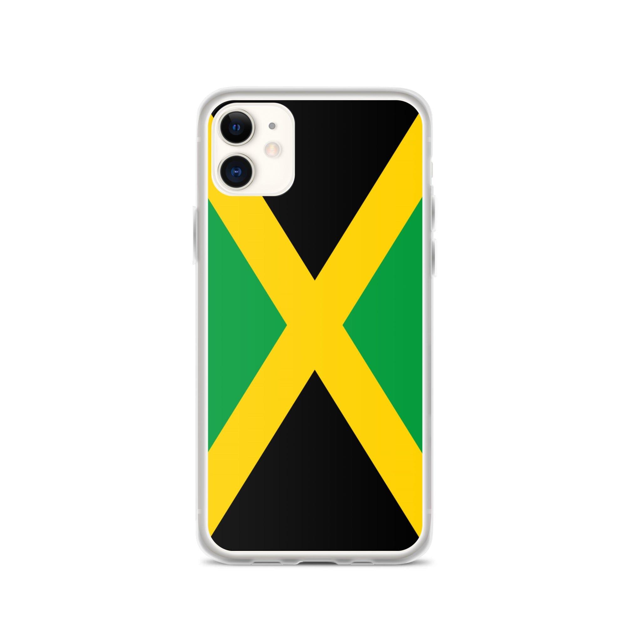 Coque pour iPhone avec le drapeau de la Jamaïque, offrant une protection élégante et durable.