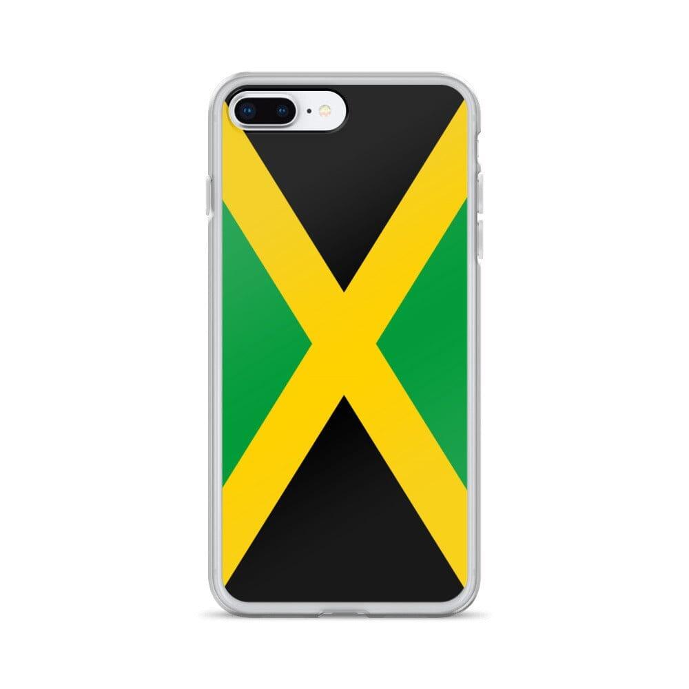 Coque pour iPhone avec le drapeau de la Jamaïque, offrant une protection élégante et durable.